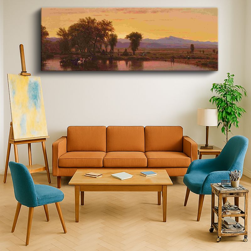 Ressam Kanvas Tablo 1115